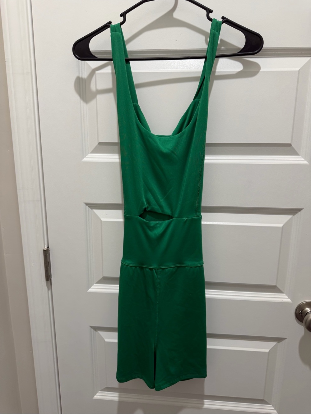Green Sleeveless Romper Jumpsuit